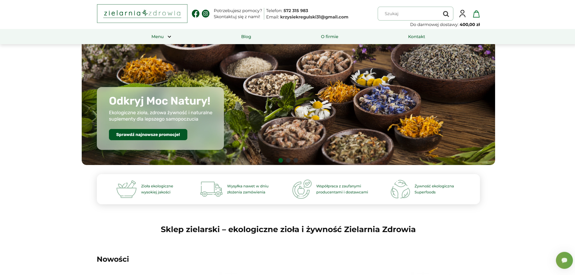 Co można znaleźć we współczesnym sklepie zielarskim?